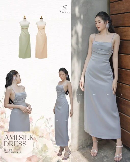AMI SILK DRESS