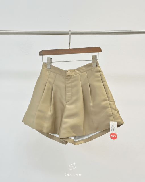 Quần Short Tafta đính nút - Ảnh 7