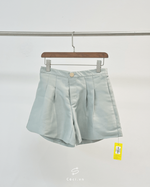 Quần Short Tafta đính nút - Ảnh 4