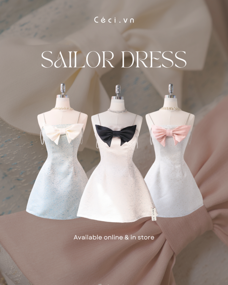 SAILOR DRESS - MINT - Ảnh 2