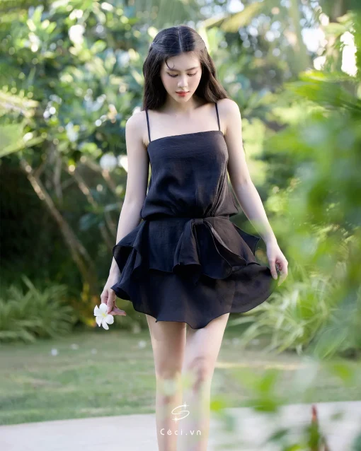 SHINY BOWIE DRESS 652 - Ảnh 4