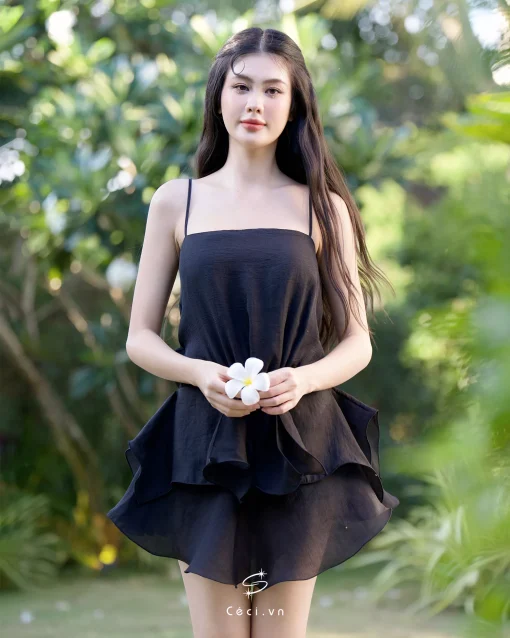 SHINY BOWIE DRESS 652 - Ảnh 3