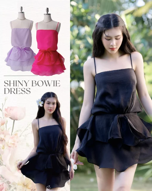 SHINY BOWIE DRESS 652