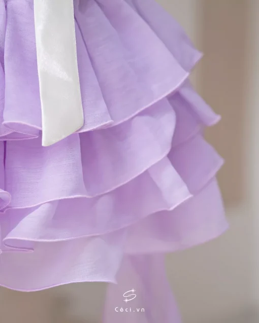 HELENE DRESS 651 - TÍM - Ảnh 3
