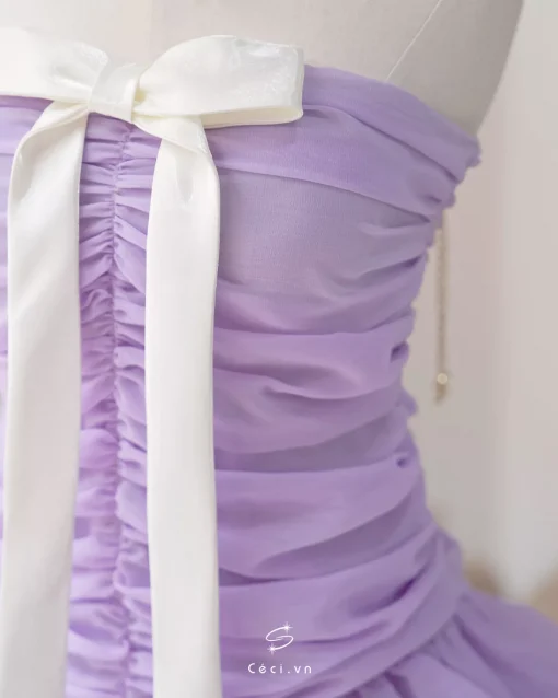HELENE DRESS 651 - TÍM - Ảnh 4