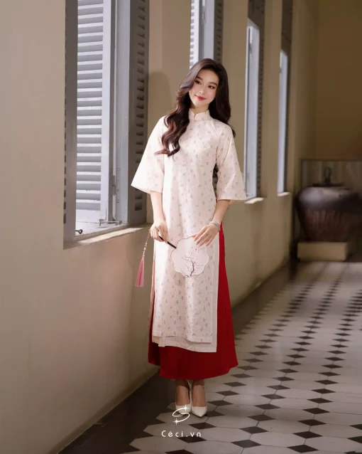 ÁO DÀI XUÂN NHI 691.1 - Ảnh 12