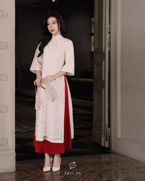ÁO DÀI XUÂN NHI 691.1 - Ảnh 11