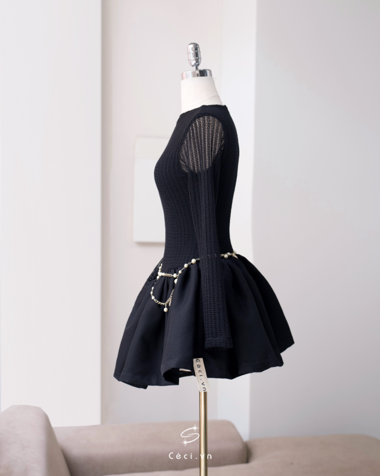 MAYA DRESS 684 - ĐEN - Ảnh 12