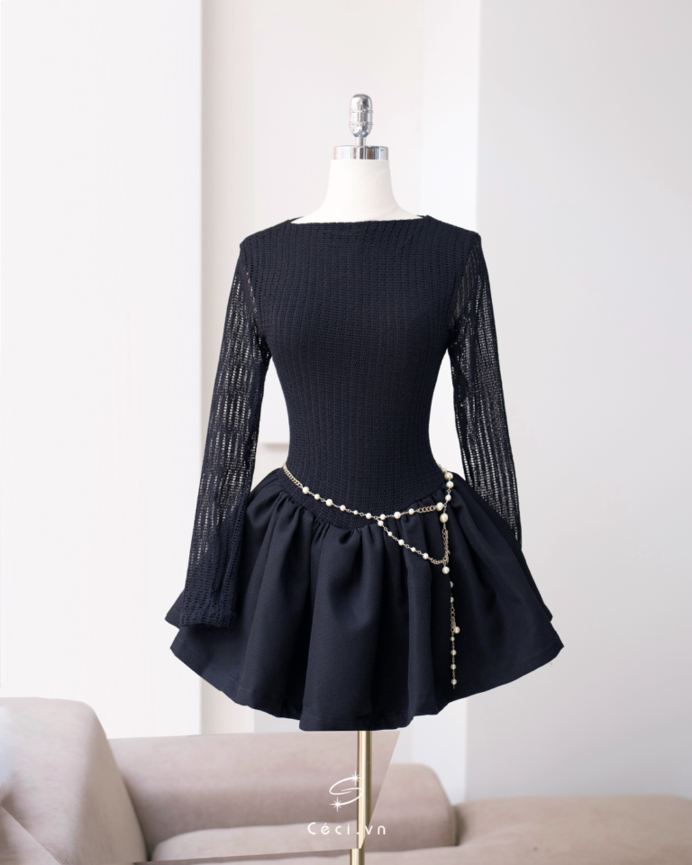 MAYA DRESS 684 - ĐEN - Ảnh 11