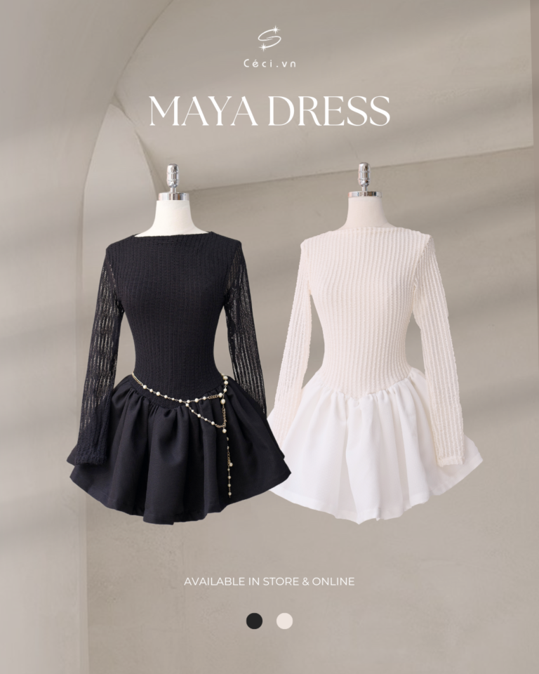 MAYA DRESS 684 - ĐEN - Ảnh 2
