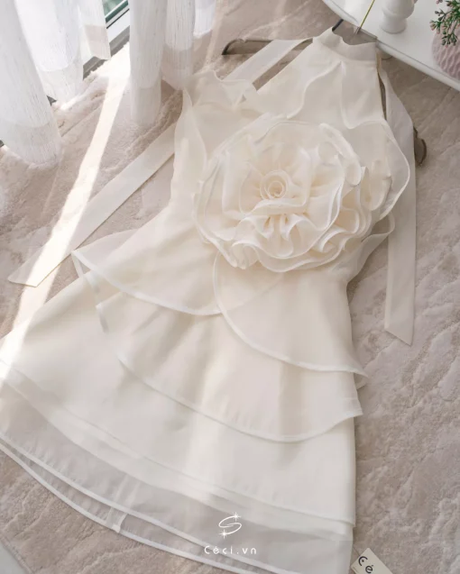 POEM DRESS 692 - TRẮNG KEM - Ảnh 5