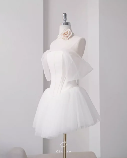 DIAN DRESS 693 - TRẮNG - Ảnh 5