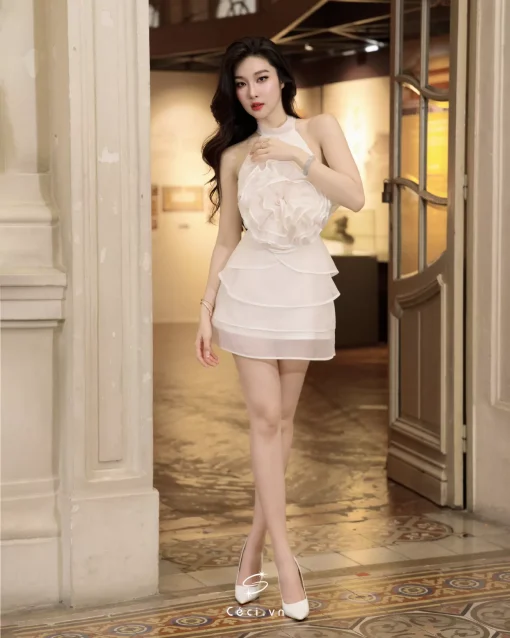 POEM DRESS 692 - TRẮNG KEM