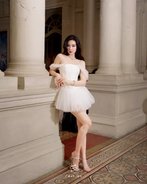 DIAN DRESS 693 - TRẮNG