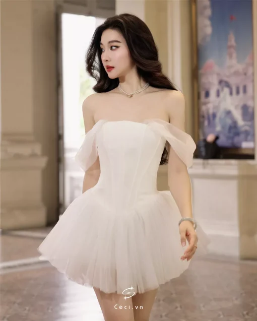DIAN DRESS 693 - TRẮNG - Ảnh 4