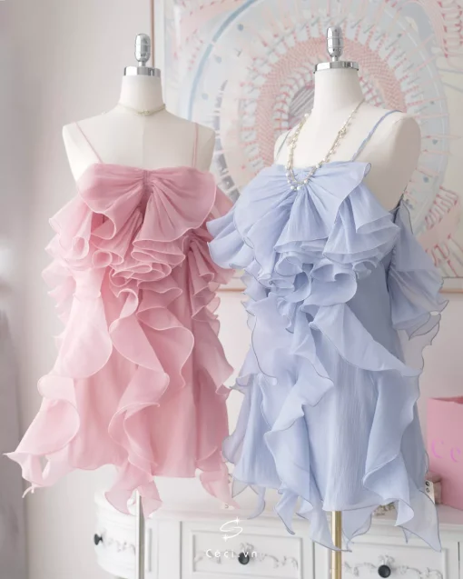 IVY DRESS 661 - HỒNG - Ảnh 2