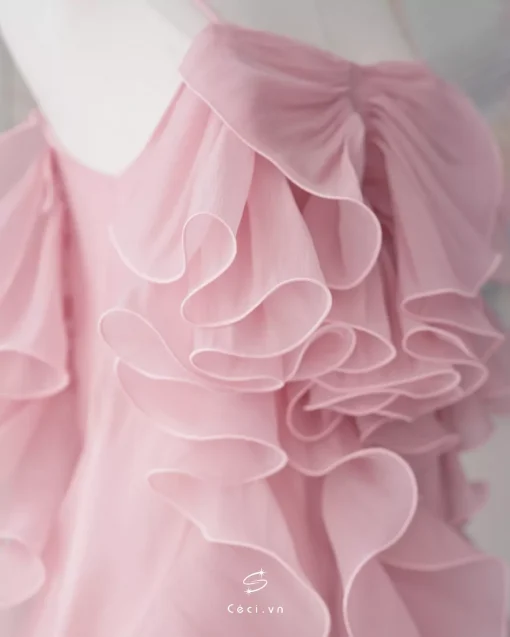 IVY DRESS 661 - HỒNG - Ảnh 5