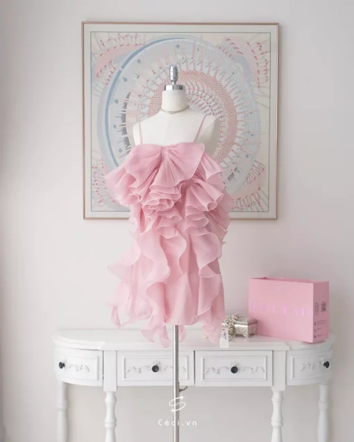 IVY DRESS 661 - HỒNG - Ảnh 6