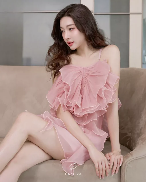 IVY DRESS 661 - HỒNG - Ảnh 7