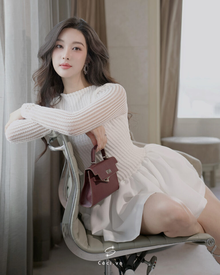 MAYA DRESS 684 - TRẮNG