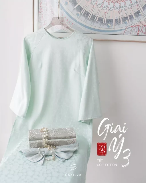 ÁO DÀI GIAI Ý 3 691.9 D1R3.115 - MINT