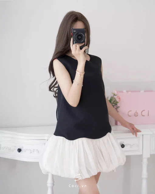 ERINA DRESS 681 - ĐEN