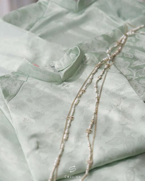 691.11 ÁO DÀI LINH LAN 1 - MINT - Ảnh 8