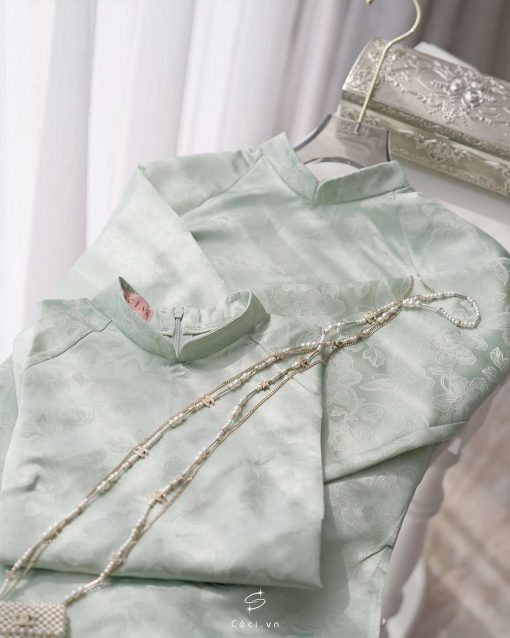 691.11 ÁO DÀI LINH LAN 1 - MINT - Ảnh 7