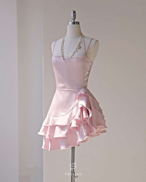 CAMILLE DRESS 688 - HỒNG - Ảnh 4