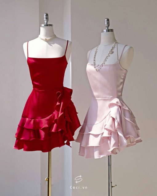 CAMILLE DRESS 688 - ĐỎ - Ảnh 5
