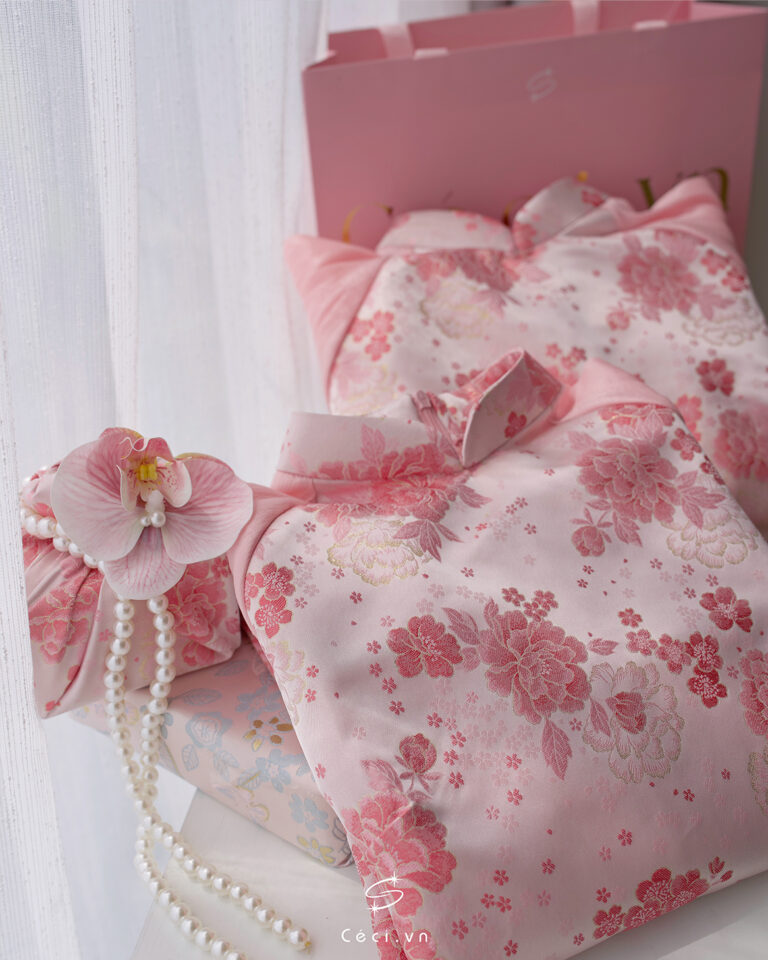 ÁO DÀI NHÃ QUYÊN 691.15 HỒNG - Ảnh 3