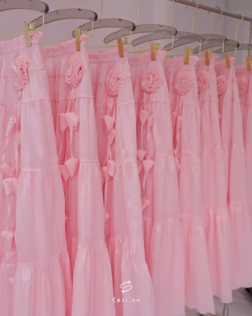 LINA SKIRT 707 - HỒNG BABY