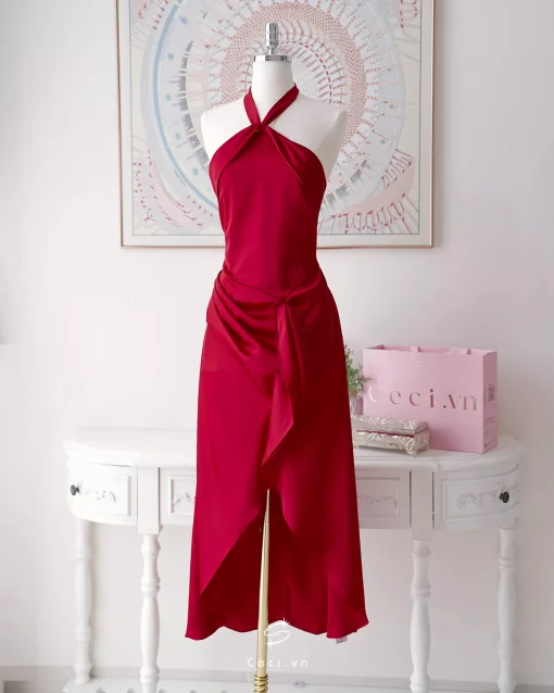 CHRISTIE DRESS 676 - ĐỎ - Ảnh 4