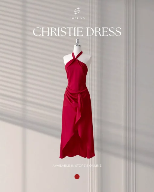 CHRISTIE DRESS 676 - ĐỎ