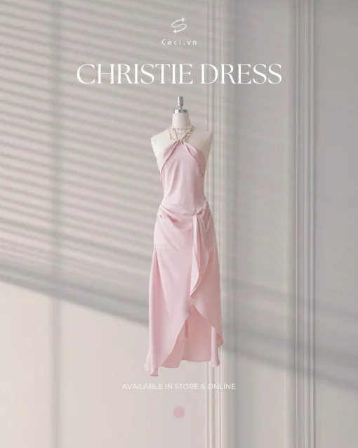 CHRISTIE DRESS 676 - HỒNG