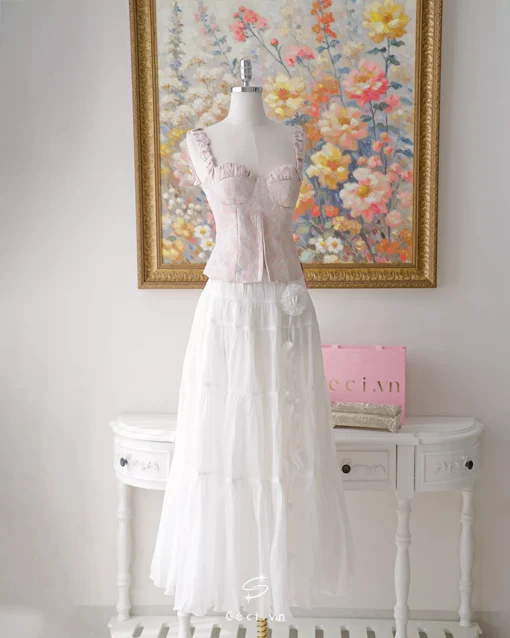 LINA SKIRT 707 - TRẮNG