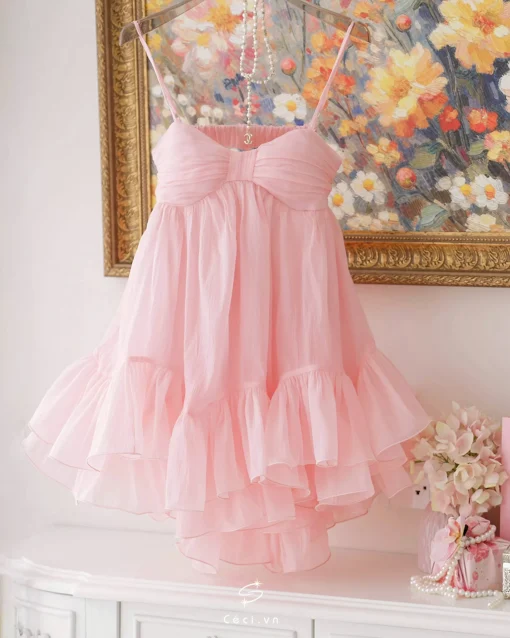 PHOEBE DRESS 704 - HỒNG - Ảnh 9