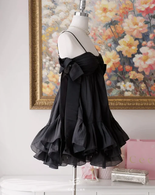 PHOEBE DRESS 704 - ĐEN - Ảnh 3
