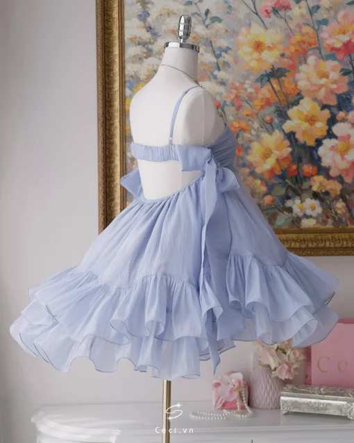 PHOEBE DRESS 704 - BLUE - Ảnh 8