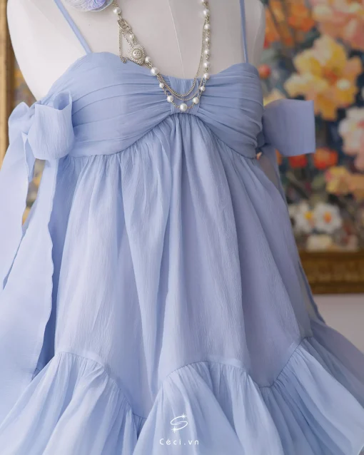 PHOEBE DRESS 704 - BLUE - Ảnh 14