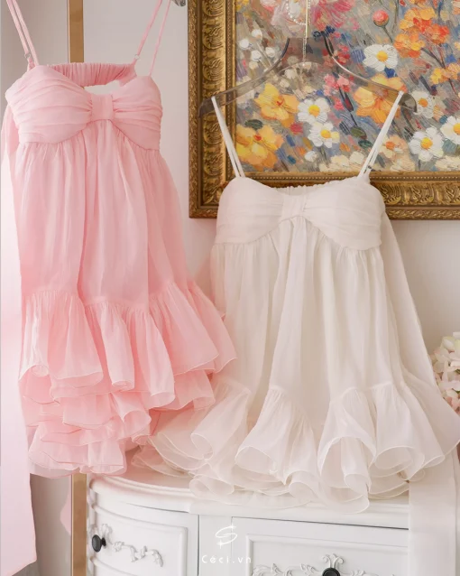 PHOEBE DRESS 704 - HỒNG - Ảnh 10