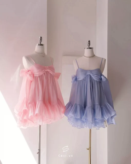 PHOEBE DRESS 704 - BLUE - Ảnh 17