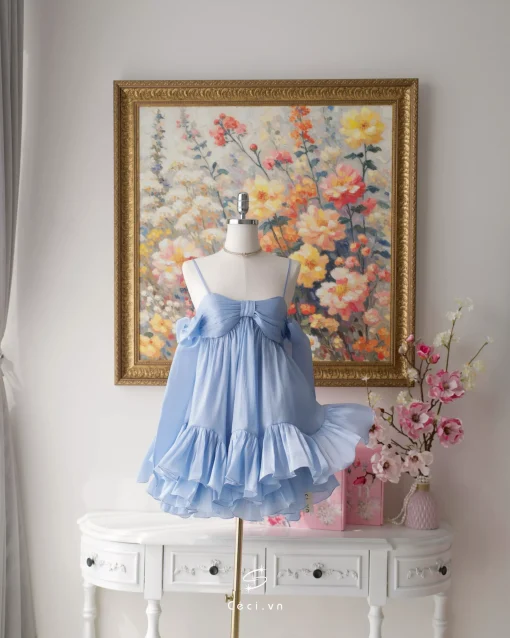 PHOEBE DRESS 704 - BLUE - Ảnh 12