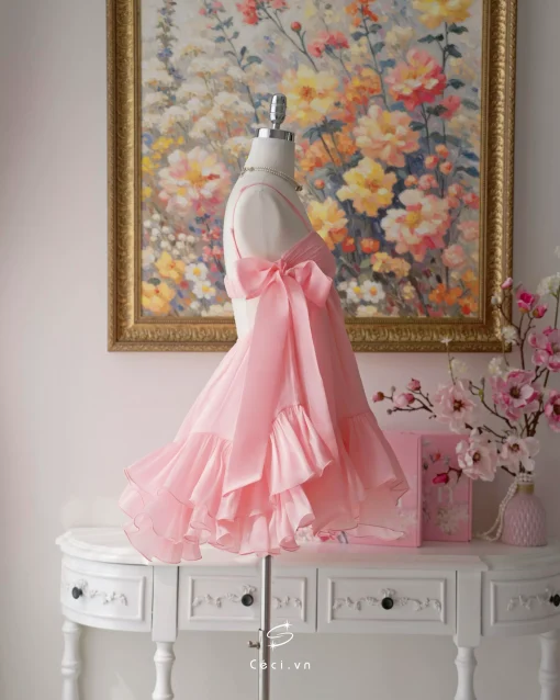 PHOEBE DRESS 704 - HỒNG - Ảnh 3