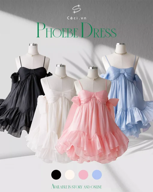 PHOEBE DRESS 704 - HỒNG - Ảnh 2