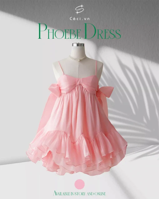 PHOEBE DRESS 704 - HỒNG - Ảnh 12