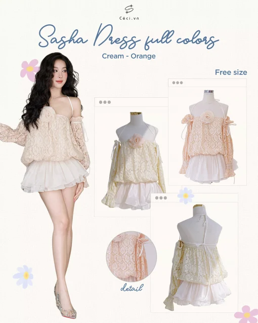 SASHA DRESS 716- CAM - Ảnh 2