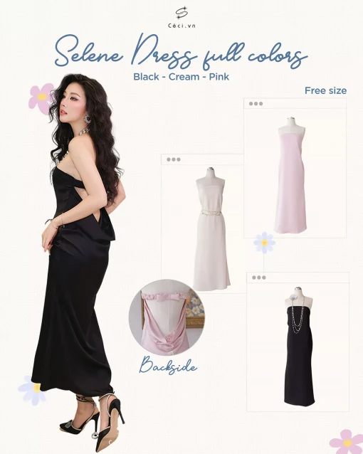 SELENE DRESS 710 - HỒNG - Ảnh 2