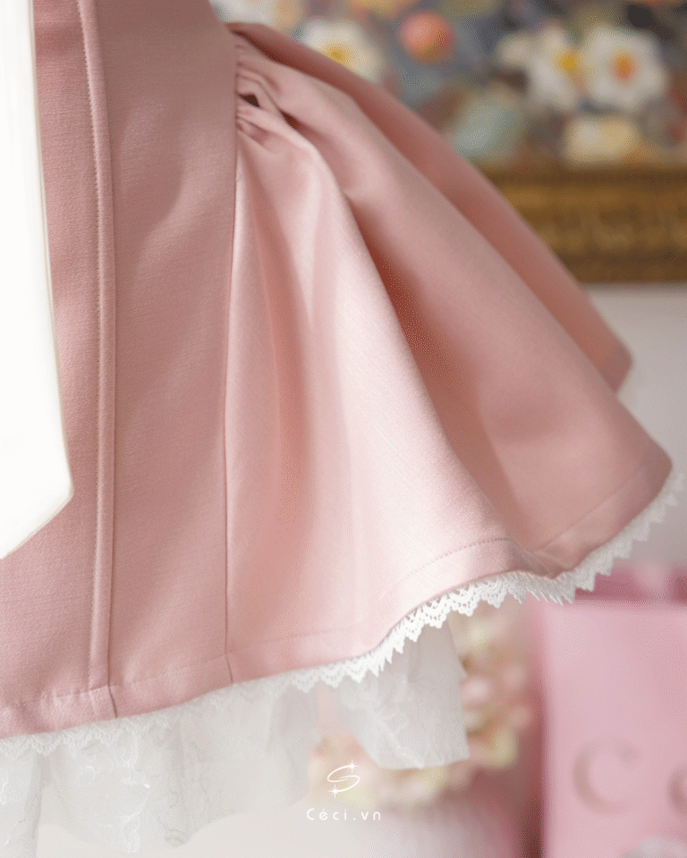 ALISSA DRESS - TAFTA HỒNG - Ảnh 7