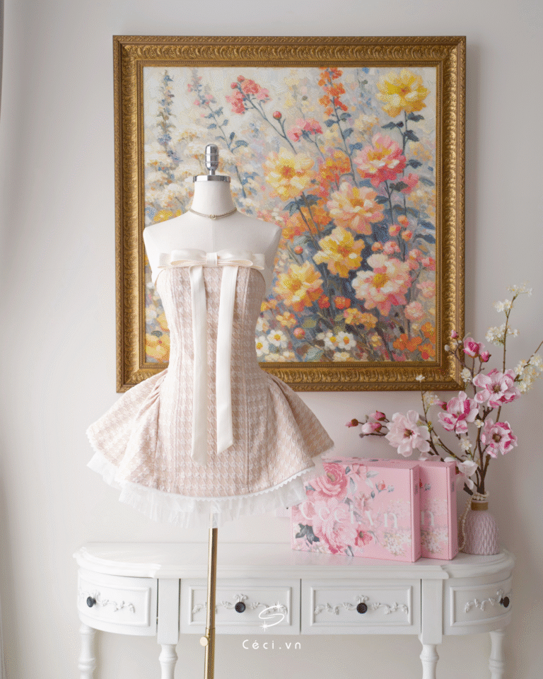 ALISSA DRESS 706 - GẤM Z KEM - Ảnh 9